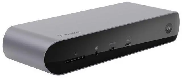 Main image of Belkin Connect Pro Thunderbolt 4 90W Dock Bundle Dual 4K Support, HDMI, USB-C, SD Port, USB Hub, Ethernet