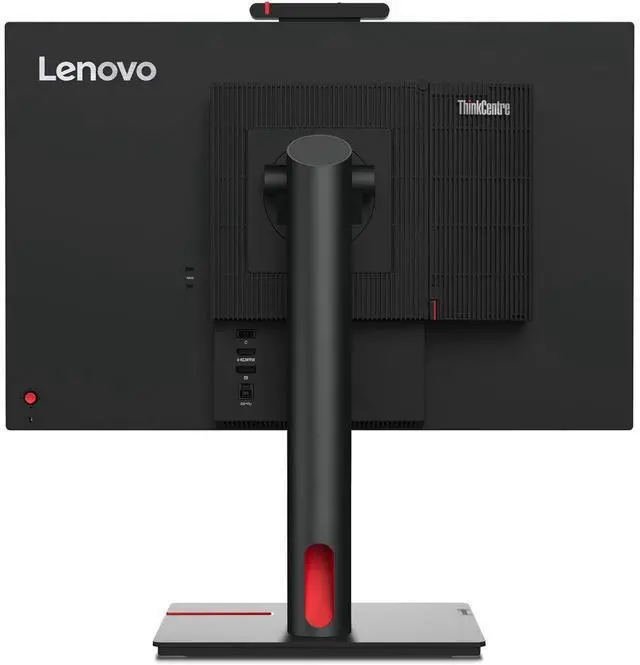 Alt view image 3 of 6 - Lenovo ThinkVision Tiny-in-One 24" Gen 5 1080P 4K WLED IPS LCD Monitor (2-Pack), 60Hz, 4ms, Anti-Glare, HDMI-DisplayPort, Bundle with Speaker, Mic, Webcam, Desk Mount Monitor Stand