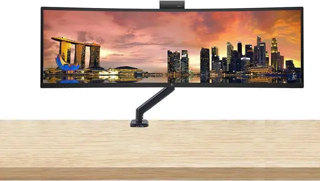 Main image of HP Series 5 Pro 549pm 49" DQHD Curved Ultrawide Video Conferencing Monitor | 32:9, LED Backlight, 165Hz Refresh Rate, (5120x1440), USB Type-C, HDMI, DisplayPort, USB Hub, Mount Compatible, Black-Silve