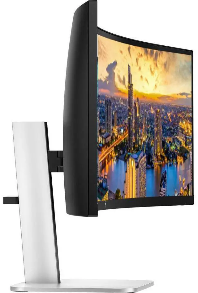 Alt view image 4 of 6 - HP Series 5 Pro 549pm 49 inch 5120 x 1440 DQHD Curved Monitor, with Full Dock, Ethernet, HDMI, DisplayPort, USB-C, Speaker, MK670 Wireless Keyboard and Mouse, Wrist Pad, and Stand