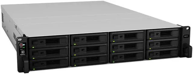 Alt view image 5 of 7 - Synology RackStation RS2418+ NAS Server Bundle with Rail Kit, Intel Atom C3538 Quad-Core, 8GB DDR4, 24TB SATA HDD, Synology DSM Software