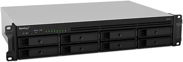 Alt view image 5 of 7 - Synology RackStation RS1219+ NAS Server Bundle with Rail Kit, Intel Atom C2538 Quad-Core, 8GB DDR3 Synology SDRAM, 1TB SSD, 24TB SATA HDD, Synology DSM Software