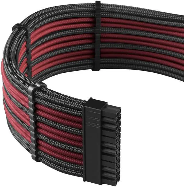 Alt view image 3 of 4 - CableMod PRO ModMesh C-Series RMi & RMx Cable Kit - BLACK / BLOOD RED