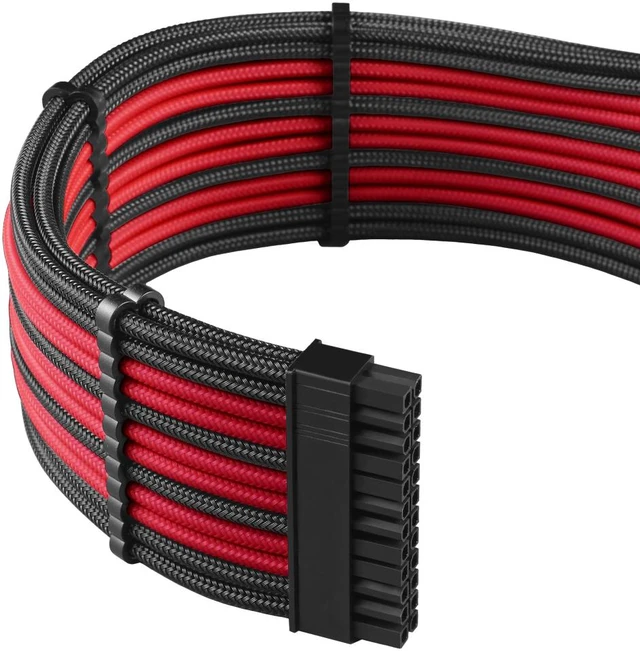 Alt view image 4 of 5 - CableMod PRO ModMesh Cable Extension Kit - BLACK / RED