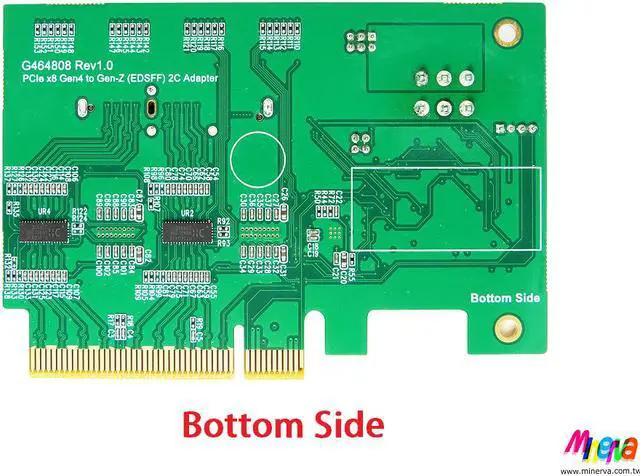 Alt view image 5 of 5 - PCIe x8 Gen4 with ReDriver to Gen-Z 2C (EDSFF) AIC