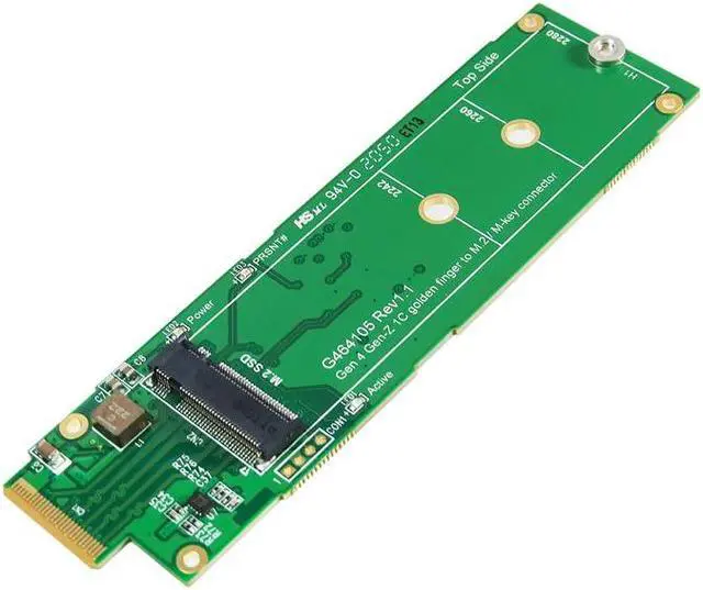 Main image of SFF-TA-1006 PCIe Gen4 Golden Finger to M.2 NVMe SSD Adapter