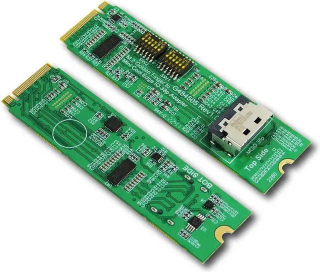 Main image of M.2 M-key PCIe Gen 4 with ReDriver for MCIO 38P