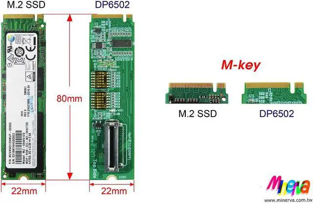 Alt view image 6 of 6 - M.2 PCIe Gen 4 with ReDriver for SFF-TA-1002, SFF-TA-1020