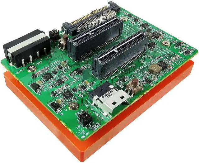 Main image of SlimSAS 4i to PCIe x4 Slot and U.2 to PCIe x4 Slot with Hot Swap SMBus