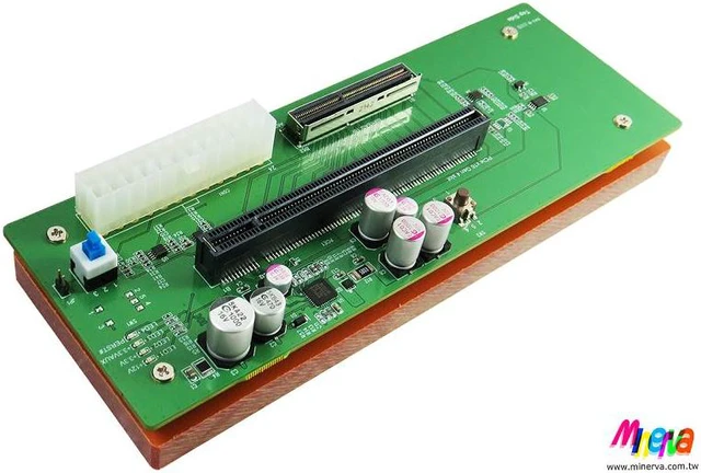 Alt view image 4 of 4 - SlimSAS 16i to PCIe x16 Gen4 with Hot Swap Power for NVIDIA GeForce RTX 3080 GPU