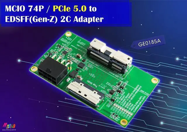 Main image of SFF-TA-1016/PCIe 5.0 to SFF-TA-1002/Gen-Z 2C with 12V Hot Plug controller& MOS-FET Power