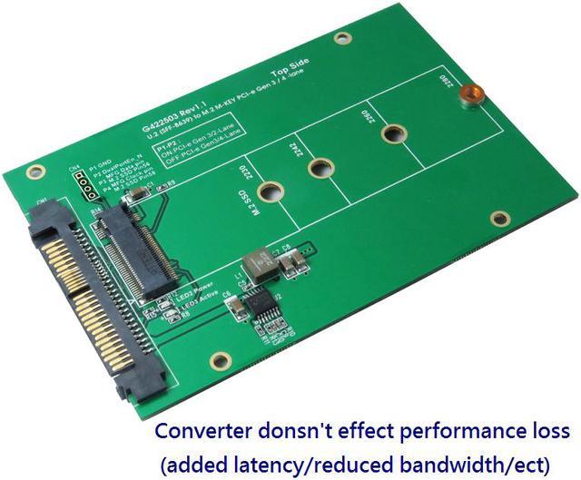 Innocard U.2 (SFF-8639) to M.2 NVMe SSD Adapter or SATA to M.2 SSD