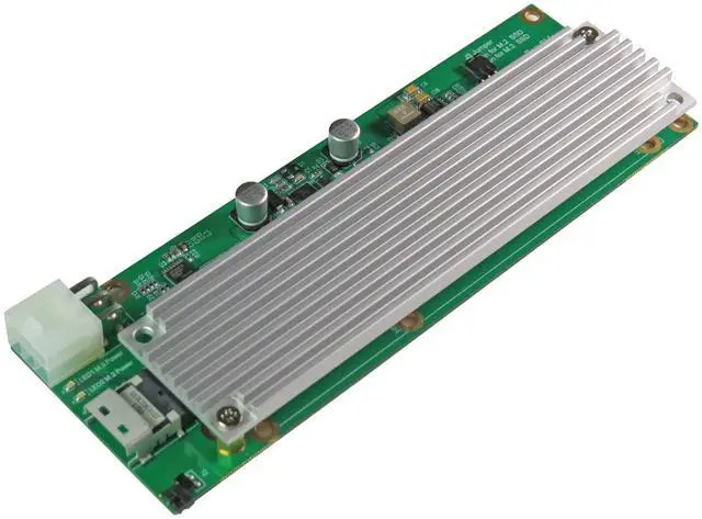 Alt view image 6 of 6 - Innocard Slimline SAS (SFF-8654) to M.2 NVMe SSD Adapter with Slimline SAS to Mini SAS HD Cable