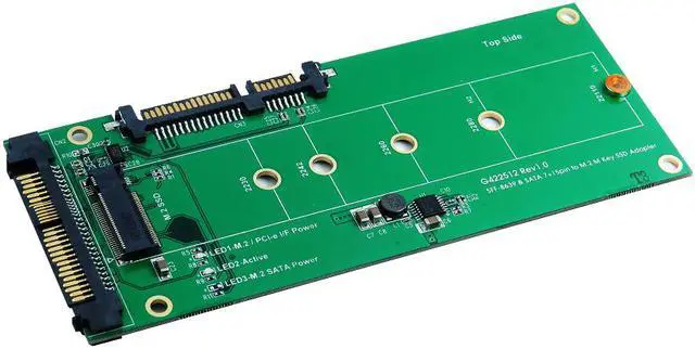 Alt view image 6 of 6 - Innocard U.2 (SFF-8639) & SATA to M.2 SSD Adapter with U.2 (SFF-8639) to Oculink (SFF-8611) Cable KIT