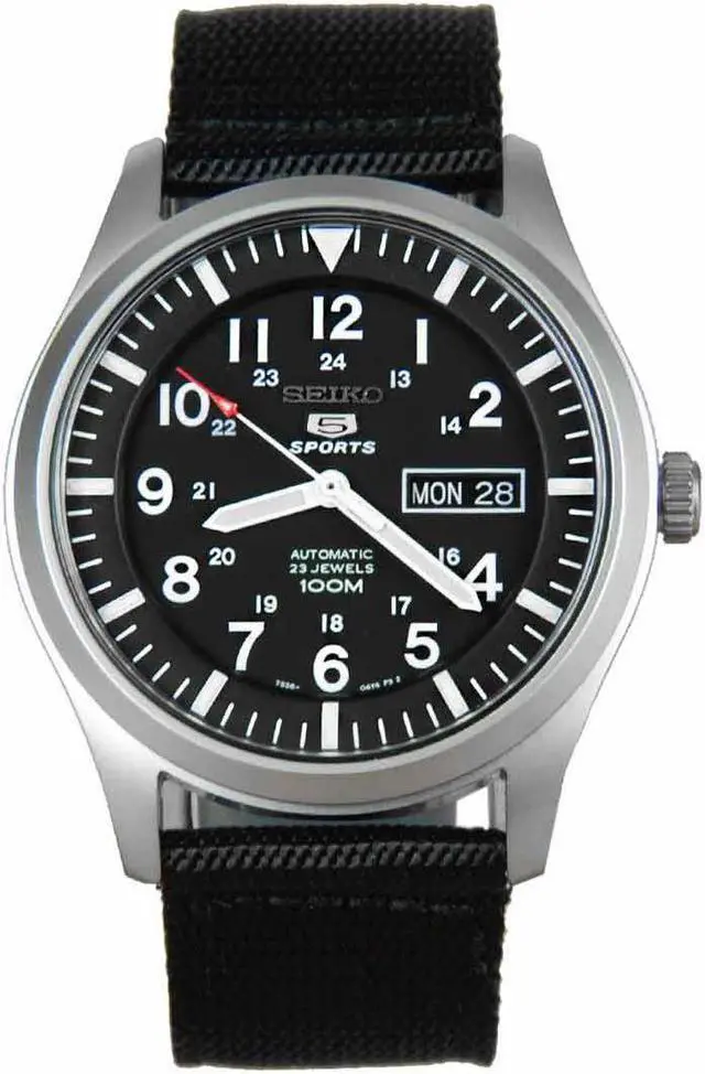 Alt view image 3 of 16 - Seiko Men's 5 Automatic Watch SNZG15K1