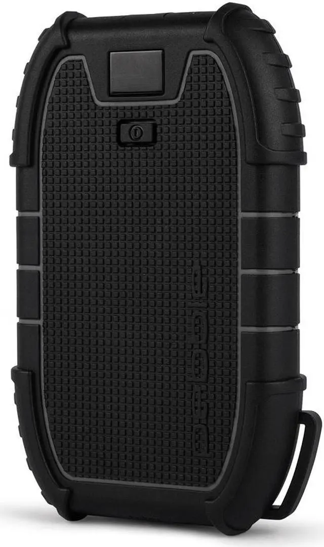 Alt view image 2 of 8 - Veho Pebble Endurance power bank | Powerful 15,000mAh battery pack | Rugged | Water resistant | Weatherproof | Outdoors | USB-C | Charge 3 devices at the same time |  LED Torch | Portable | VPP-008-E