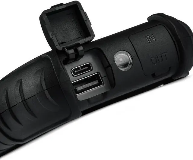 Alt view image 5 of 8 - Veho Pebble Endurance power bank | Powerful 15,000mAh battery pack | Rugged | Water resistant | Weatherproof | Outdoors | USB-C | Charge 3 devices at the same time |  LED Torch | Portable | VPP-008-E