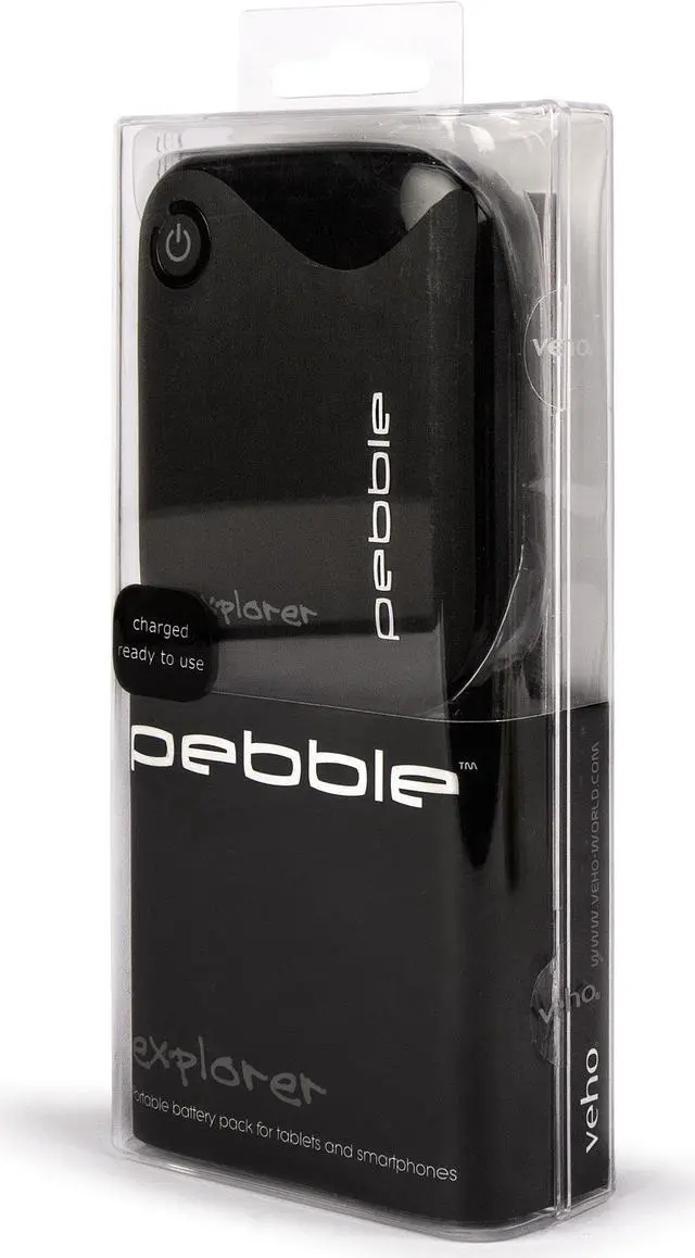 Alt view image 2 of 8 - Veho Pebble Explorer Dual USB Portable Power Bank- 8,400mAh