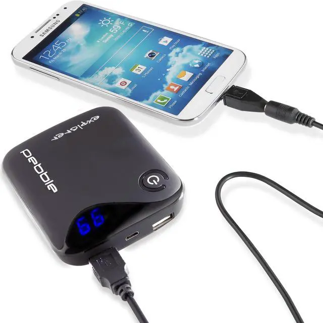 Alt view image 5 of 8 - Veho Pebble Explorer Dual USB Portable Power Bank- 8,400mAh
