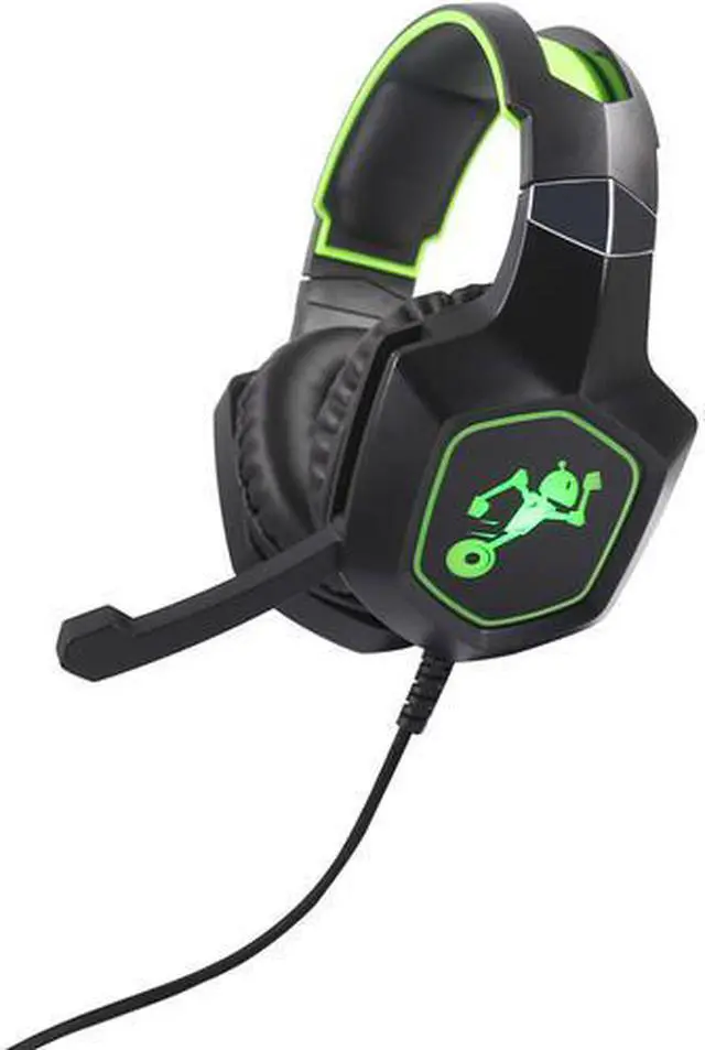 Alt view image 2 of 2 - TekNmotion Yapster 3, Gaming Headset, 7.1 Surround Sound Noise Reduction for Xbox one, Green Connectivity Technology: Wired Connect using 3.5mm jack or USB Compatible with windows PCs and Laptops. Gla