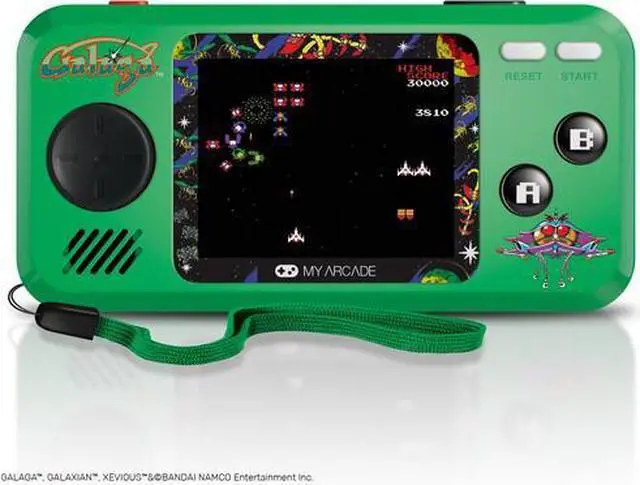 Alt view image 13 of 15 - My Arcade Galaga Pocket Player Portable Handheld with 3 Games: Galaga, Galaxian, & Xevious