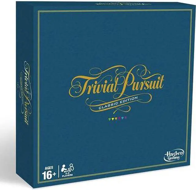 Alt view image 16 of 18 - Trivial Pursuit Classic Ed Family Fun Strategy Board Game Hasbro HSBC1940