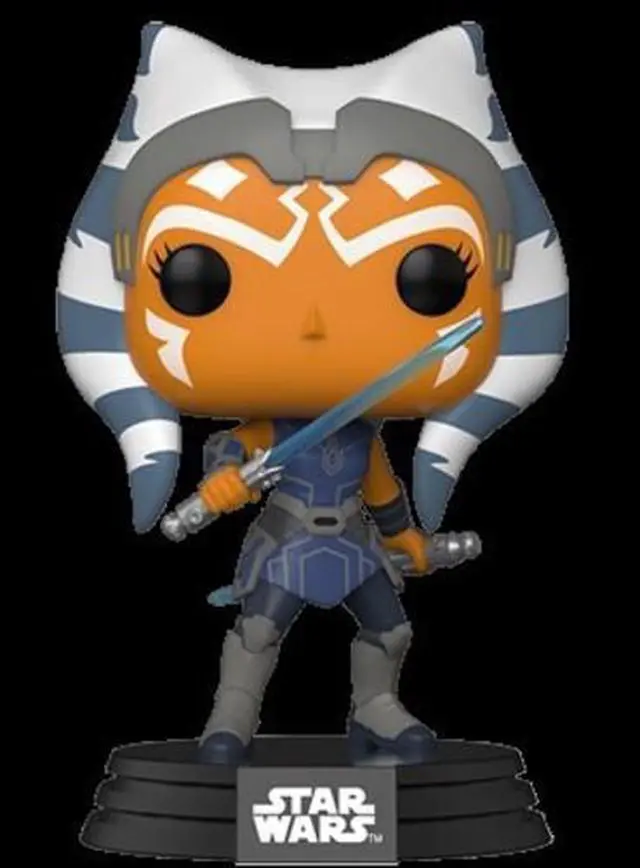Main image of Funko POP Star Wars Clone Wars Ahsoka Vinyl Figure 409 3.75 Inches