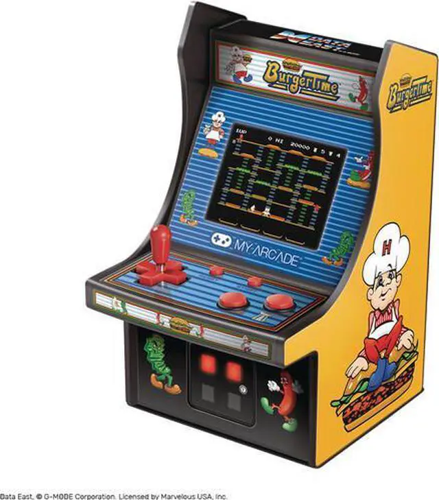 Alt view image 14 of 15 - DREAMGEAR DG-DGUNL-3203 6 RETRO BURGERTIME MICRO ARCADE
