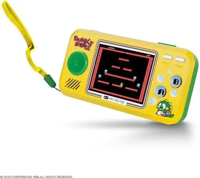 Alt view image 15 of 15 - My Arcade Bubble Bobble Pocket Player - Portable Handheld Gaming System - 3 Retro Games Included - Bubble Bobble (Part 1 & 2) and Rainbow Islands: The Story - Licensed Collectible