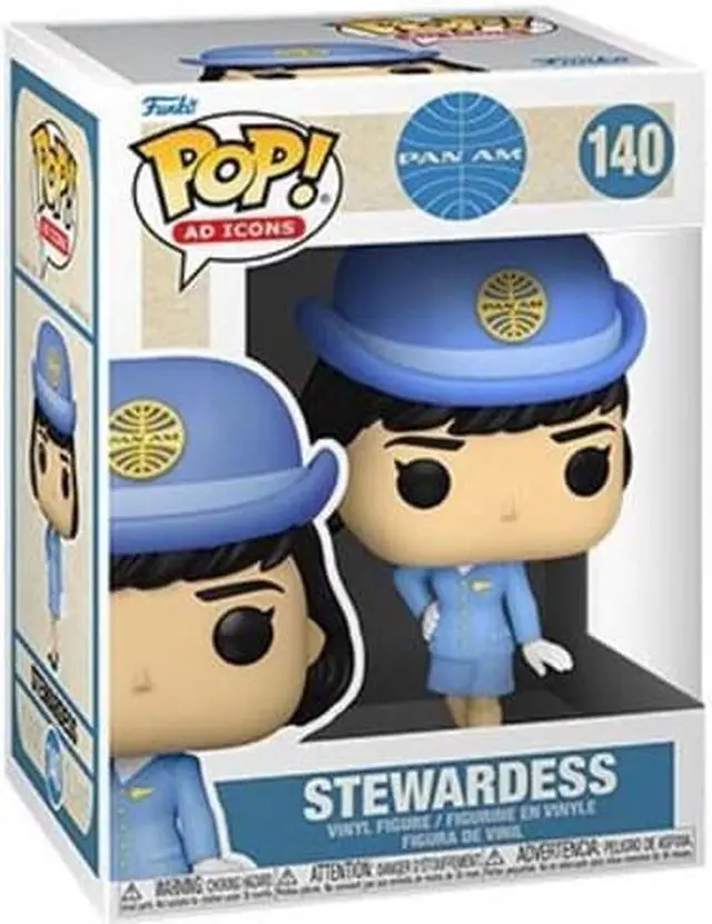 Alt view image 2 of 3 - FUNKO POP! AD ICONS: Pan Am- Stewardess w/o Bag