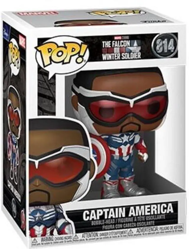 Alt view image 2 of 3 - FUNKO POP!: The Falcon and the Winter Soldier- Captain America