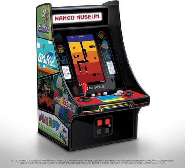 Alt view image 13 of 14 - My Arcade Namco Museum Mini Player 10" Collectible Retro Arcade Machine: 20 Arcade Games: Pac-Man, Dig Dug, Galaga, Galaxian, Rolling Thunder, and more
