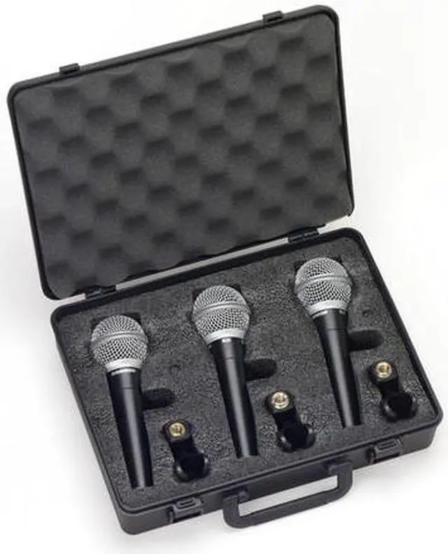 Alt view image 3 of 18 - Samson R21 3-Piece Mic Set