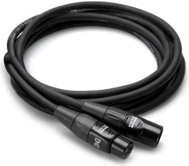Alt view image 7 of 10 - Hosa Technology Pro Microphone Cable, REAN XLR3F to XLR3M, 3 ft