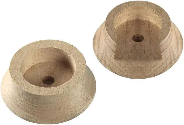 Alt view image 2 of 2 - National, N272-013, 1-3/8", Wood Pole Rod Socket, Designed For Mounting Wood Closet Rod Poles