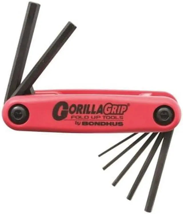 Alt view image 10 of 14 - Bondhus 116-12592 1.5Mm-6Mm Gorilla Grip Foldup Tool Set