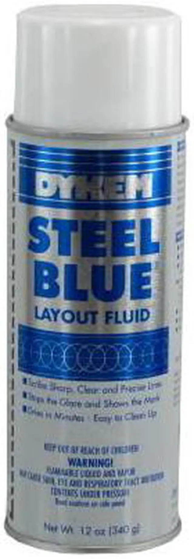 Alt view image 2 of 3 - DYKEM 80000 Dykem Steel Blue, Layout Fluid, Aerosol Can, 12 oz