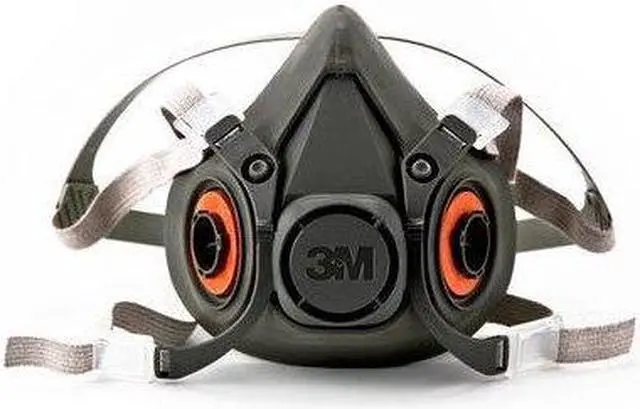 Alt view image 2 of 9 - 3M 7026 Reusable Half Face Mask Respirator, Medium, 6200