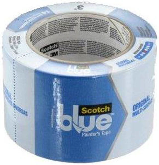 Alt view image 3 of 8 - Blue Painter's Tape 3" X 60 Yardss 3M Masking Tapes and Paper 2090-3A Blue
