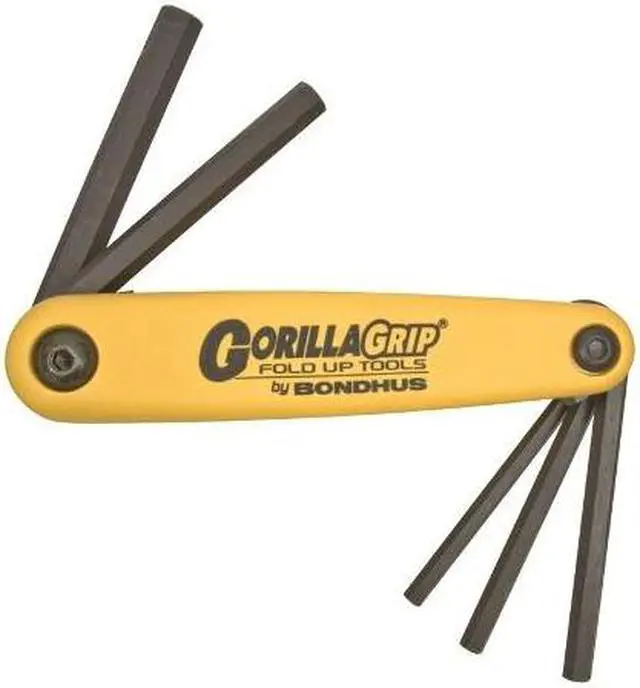 Alt view image 6 of 8 - Bondhus 116-12585 3-16 Inch-3-8 Inch Gorilla Gripfold-Up Tool Set