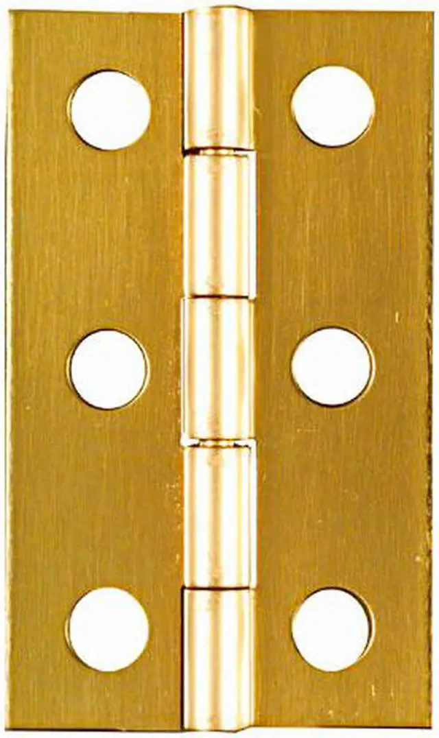 Main image of National 1-3/16 In. x 2 In. Brass Surface Mount Medium Decorative Hinge N211300