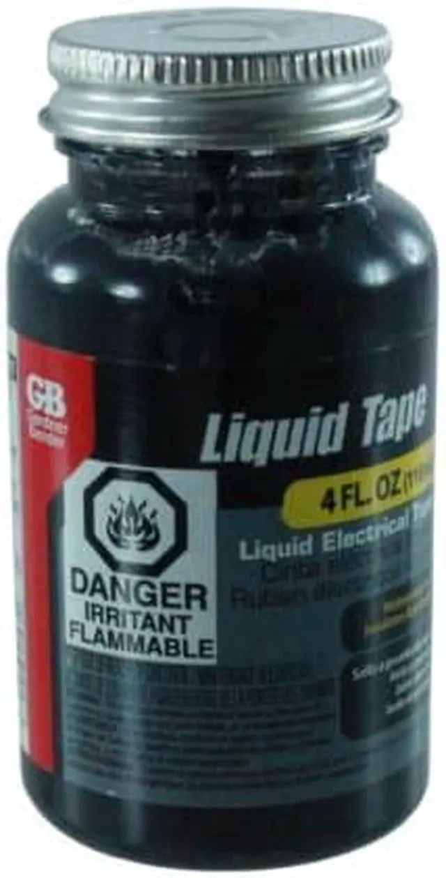 Alt view image 6 of 8 - Gardner Bender 4 Oz. Black Electrical Liquid Tape LTB-400