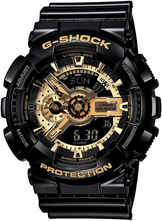 Alt view image 5 of 18 - Casio G Shock Black / Rose Dial Men's Watch - GA110RG-1A