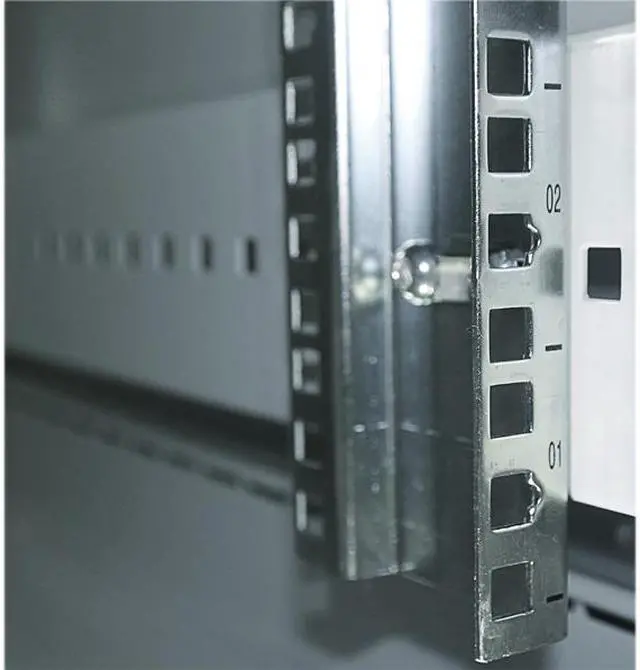 Alt view image 4 of 7 - 32U 35” Deep Free Standing Server Rack Cabinet.  ACCESSORIES FREE!! Thermo Control System, 4 Fan Cooling Panel, Vented Shelf, Fully Lockable Innovated Design Network IT Server Rack Enclosure
