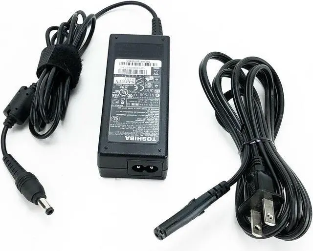 Alt view image 3 of 4 - Original Toshiba PA3917U-1ACA AC Adapter 19V 3.42A 5.5/2.5mm 2-Prong W/Cord
