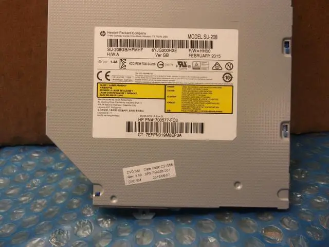 Alt view image 3 of 4 - HP Pavilion Touchsmart 15-G 15-R DVDRW CDRW 700577-FC3 SU-208