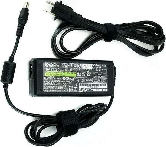 Main image of Genuine Sony VGP-AC16V8 AC Adapter for Vaio VGN-B VGN-S VGN-T Series W/P.Cord