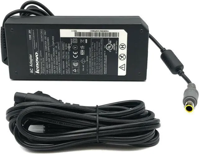 Alt view image 4 of 4 - Genuine Lenovo AC Adapter 135W for Thinkpad T510 T520 T530 W510 Laptop w/PC OEM