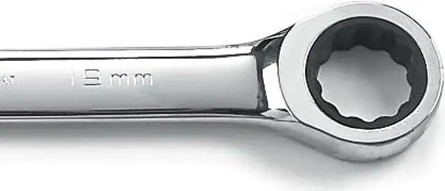 Alt view image 4 of 7 - GEARWRENCH 12 Pt. Ratcheting Combination Wrench, 19mm - 9119 Metric