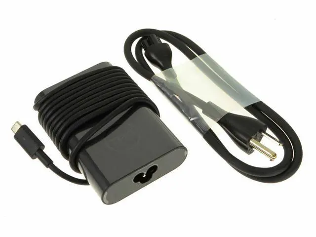 Alt view image 6 of 10 - New Dell OEM 65-watt AC Power Adapter  USB Type-C Connector 65 Watt 2YK0F